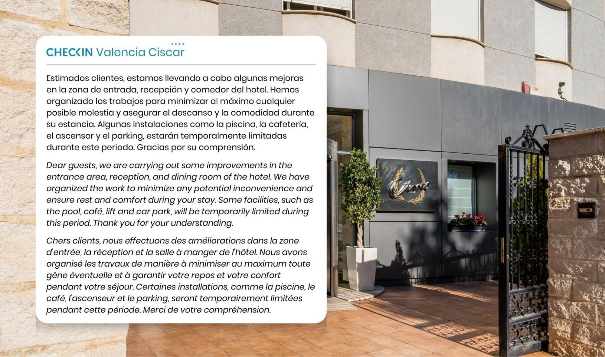 Checkin Valencia Ciscar Hotel Picanya Exterior photo